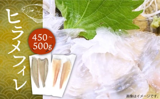 【万能！新鮮なお刺身】 壱岐島 ヒラメ フィレ 柵 1尾 （450～500g）《壱岐市》【なかはら】[JDT007]