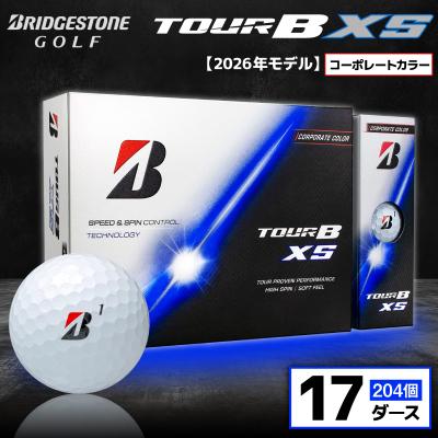 ふるさと納税 市原市 ゴルフボール ブリヂストン TOUR B XS コーポレートカラー(ホワイト) 17ダース