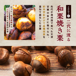 【先行予約】天使の甘栗 和栗焼き栗300g | 栗 甘栗 国産和栗 自然の甘み 無添加おやつ 焼き栗300g やさしい甘さ 大分県 中津市 
