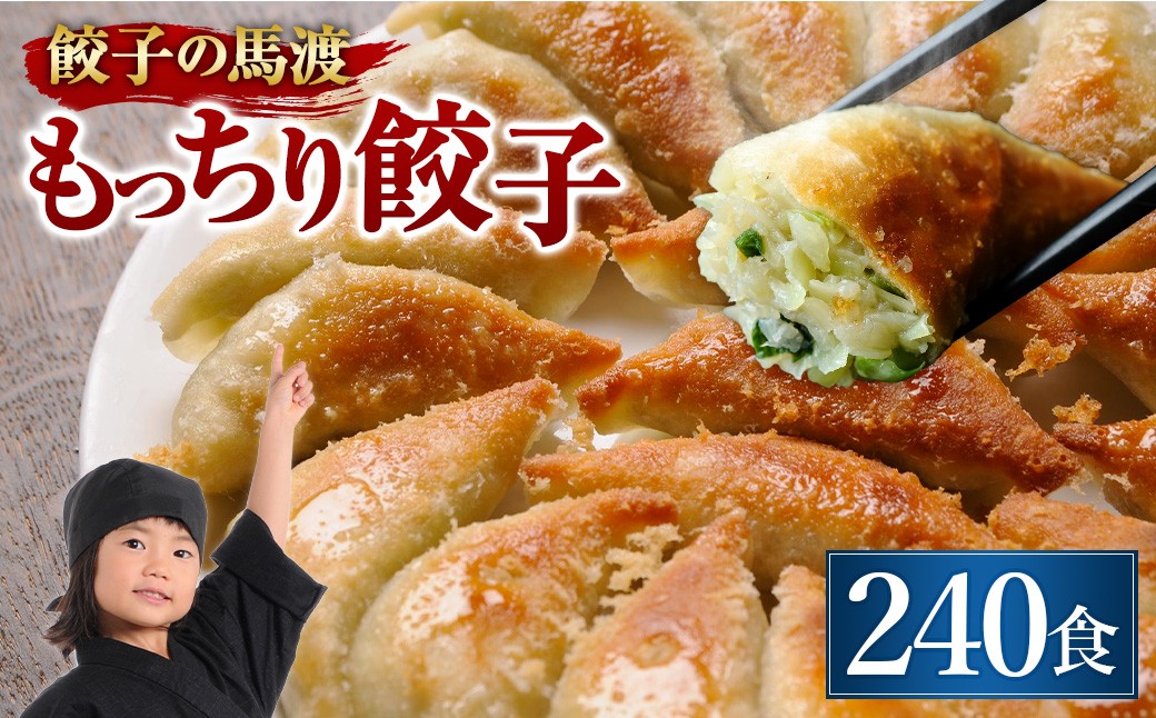 
            【宮崎空港で大人気!】＜馬渡のもっちり餃子240個＞2～3週間以内に順次出荷 餃子の馬渡
          