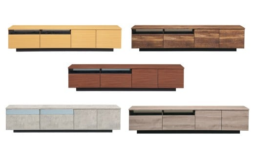 【GY （ グレー ）】 オークリー ローボード 180cm幅 大容量 テレビボード 大川家具 インテリア 家具 九州 福岡県 筑後市