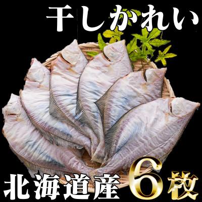 ふるさと納税 古平町 北海道産　干しかれい(大)一夜干し　2尾×3セット