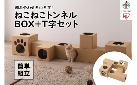 
ねこねこトンネル　ＢＯＸ＋Ｔ字セット P-NTBT
