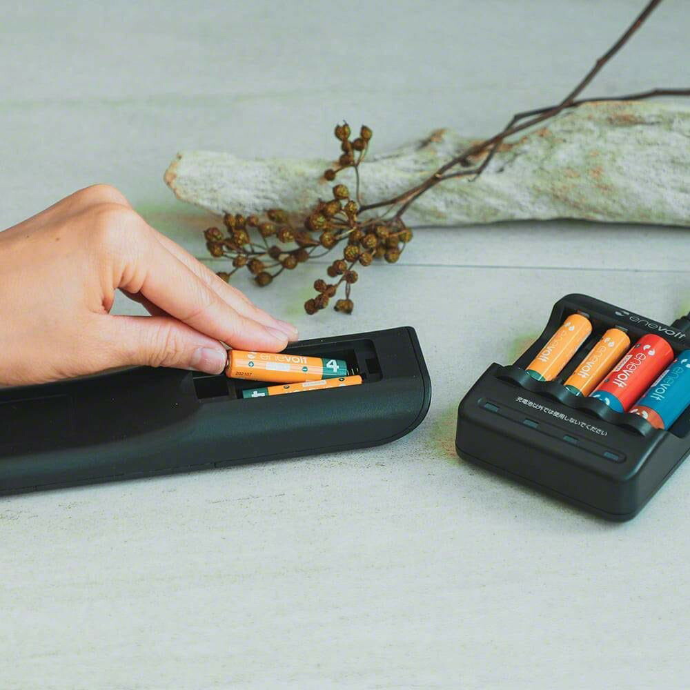 【enevolt】 充電池 950mAh 単4 エネボルト 12本セット 【1年間保証】 EV95012