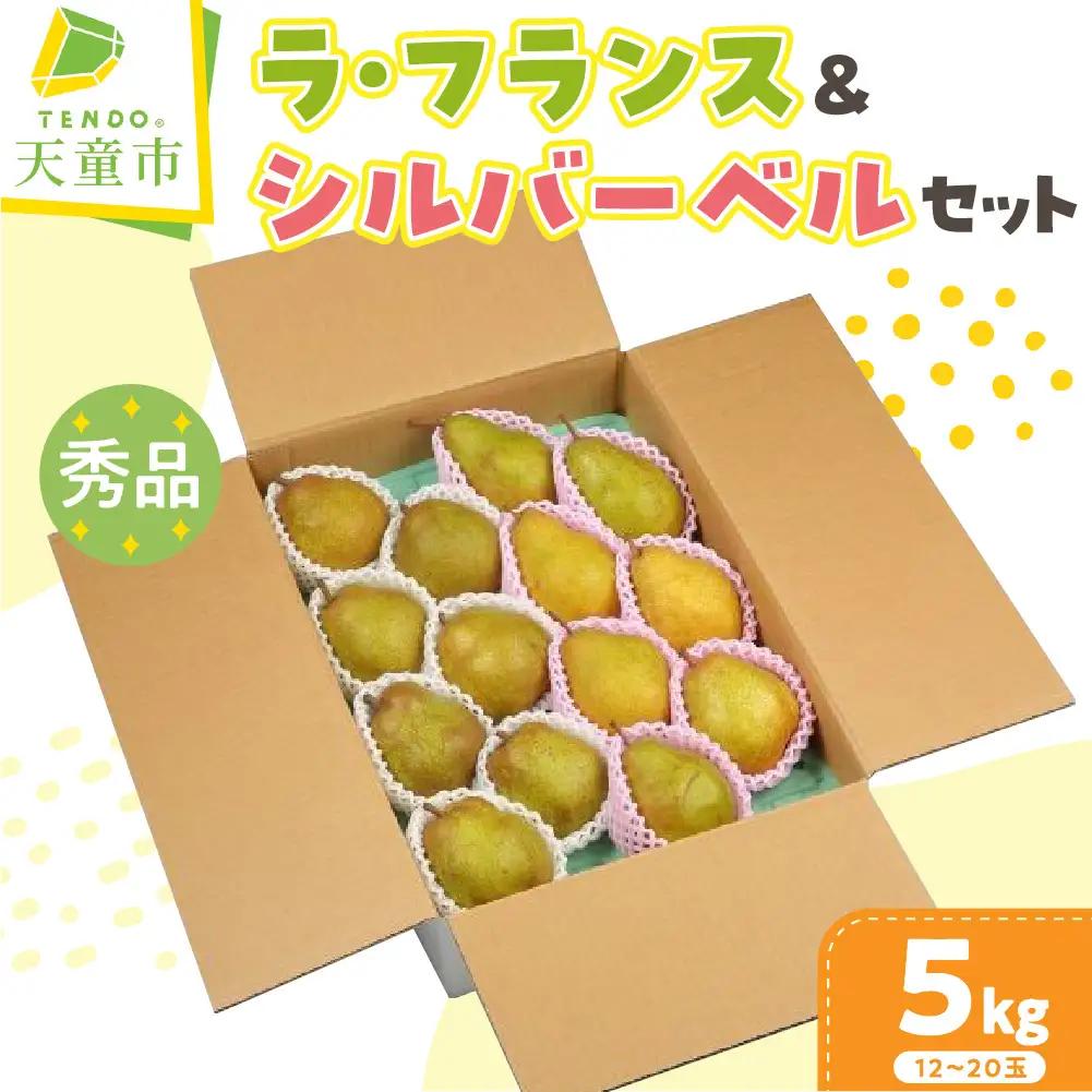 洋梨 ラ・フランス & シルバーベル 詰合せ 5kg 山形 洋梨