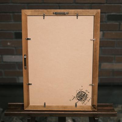 ふるさと納税 江南市 アメリカンデザイン　ウォールミラー　THE CLASSIC【国産杉無垢材使用】 |  | 02