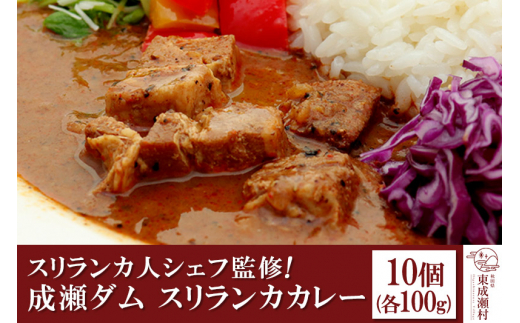 
成瀬ダム スリランカカレー 100g×10個
