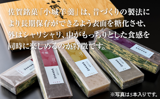 小城羊羹3本入セット 中島羊羹本舗 羊羹 ようかん ギフト 羊かん 和菓子 お茶菓子 詰め合わせ 贈答用 スイーツ 佐賀 送料無料