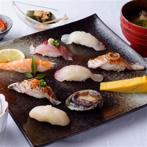 海を見ながら鮨を堪能! ぶどうの樹　鮨屋台ペア   お食事券【1055187】