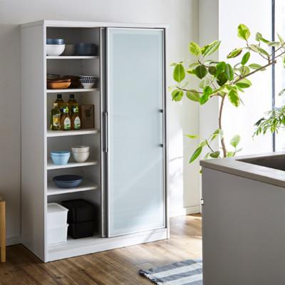 ふるさと納税 大川市 フレッシュ 幅100cm 食器棚ダイニングボード ホワイト |  | 01