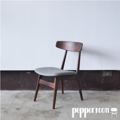 ふるさと納税 小野市 ダイニングチェア　01　ウォールナット　グレー