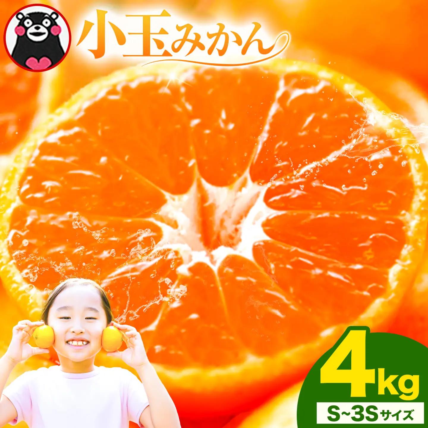 先行予約 ベビーみかん S-3Sサイズ 4kg