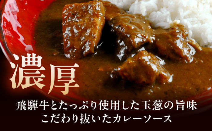 -あふひ 贅の極み- 飛騨牛カレー 2人前×3個セット / レトルトカレー ご当地カレー 常温保存 時短 / 恵那市 / テンポイント [AUEU002]