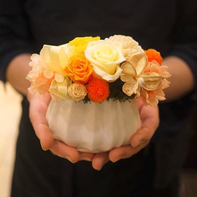 ふるさと納税 福山市 プリザーブドフラワー「ビビアン」