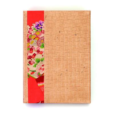 ふるさと納税 海南市 柿渋塗　四つ目箱　便せんサイズ　柿渋布付