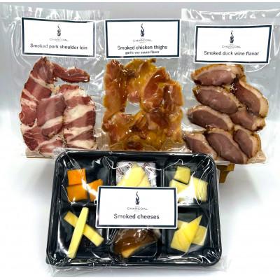 ふるさと納税 由利本荘市 ワインの「マリアージュ」燻製セット　計4個 |  | 01