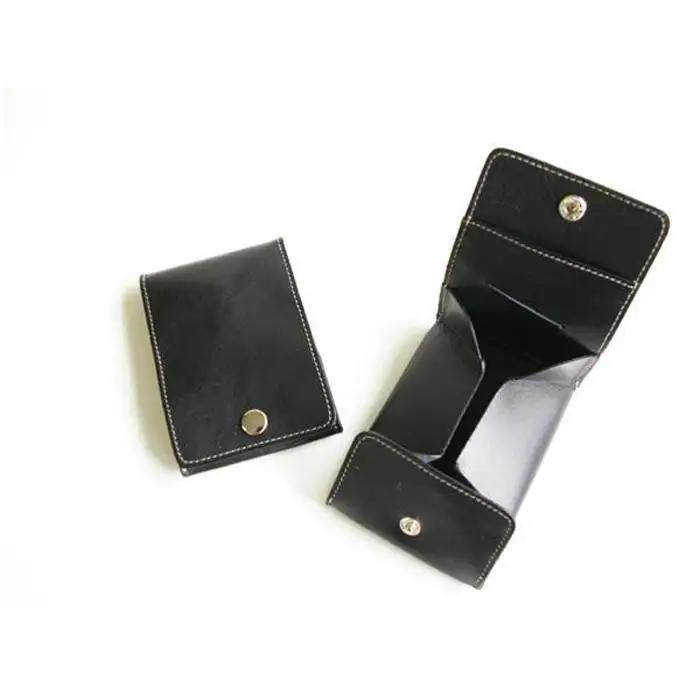 【ブラック】FOOTANブランド　本革小銭入れ・カードケース・コインケース