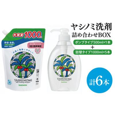 ふるさと納税 北茨城市 ヤシノミ洗剤 ポンプタイプ500ml×1本+詰替タイプ1L×5本(CL09-S-YD5)