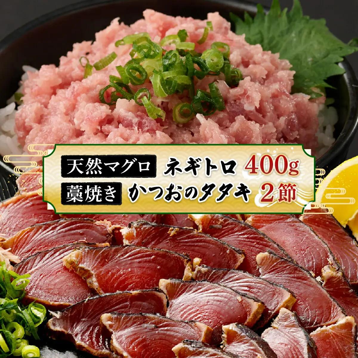 【お試しセット】 土佐流藁焼きかつおのたたき２節と高豊丸ネギトロ４００ｇ 魚介類 海産物 カツオ 鰹 わら焼き 高知 海鮮 冷凍 家庭用 訳あり 不揃い 規格外 小分け 個包装 まぐろ マグロ 鮪 ね
