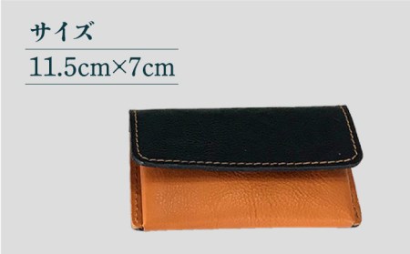 【選べる2色】牛革カードケース[EBG013]  ハンドメイド 名刺入れ 革小物
