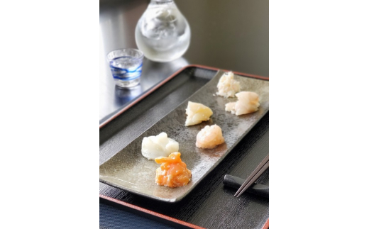 魚卸問屋の塩麹漬F「のどぐろ・甘エビ・バイ貝」 はりたや