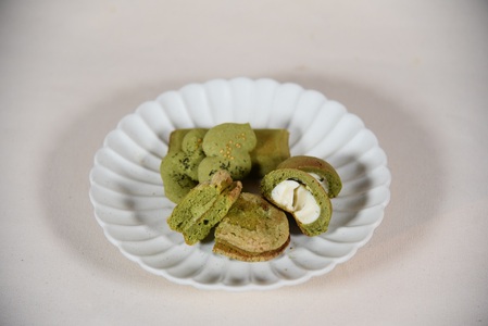 ＜バイオ茶菓子セット＞(全4種)バイオ茶のダックワースやフィナンシェ！お茶チーズ饅頭、クッキー！国産 三股町 焼き菓子 洋菓子【A-1203-jj】【十字屋】