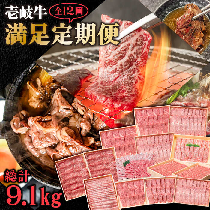 【ふるさと納税】【全12回定期便】《A4〜A5ランク》壱岐牛 満足定期便《壱岐市》【壱岐市農業協同組合】 [JBO082] 和牛 黒毛和牛 ロース サーロイン ステーキ BBQ 焼肉 焼き肉 すき焼き しゃぶしゃぶ 鍋 うす切り 冷凍配送 500000 500000円 50万円