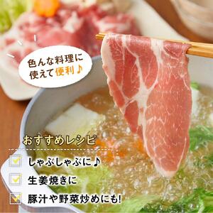 【定期便】【旭川産ブランド】笹豚肩ロース薄切り900g(300g×3パック)×2ヶ月隔月発送 | 豚肉 豚肉_04826