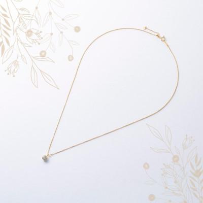 ふるさと納税 山梨市 K18最上等級【Dカラー】大粒ダイヤモンドネックレス 0.3ct UP |  | 01