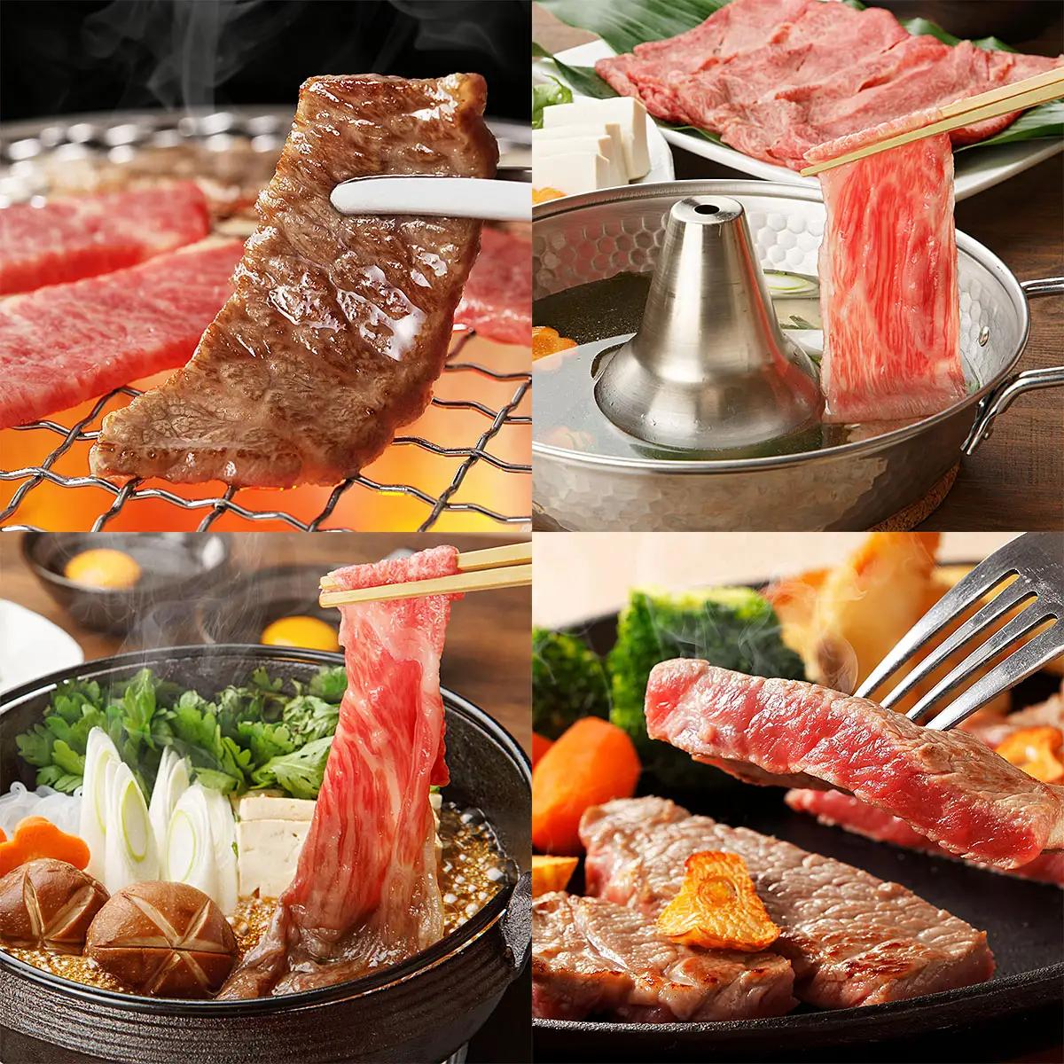 【定期便6回】山形牛三昧　焼肉用、しゃぶしゃぶ用、すき焼き用、ステーキ用定期便 FY20-787