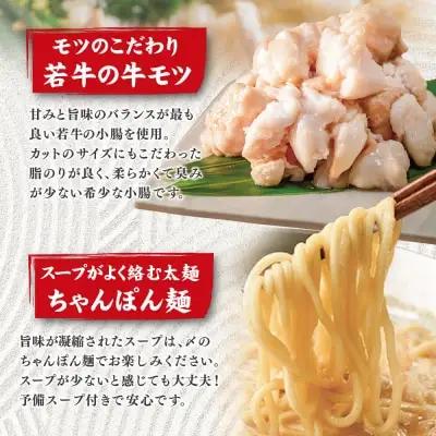 Z08-36 博多もつ鍋食べ比べ2種セット（醤油味） 【おおやま/3人前・上田商店/3人前】もつ鍋