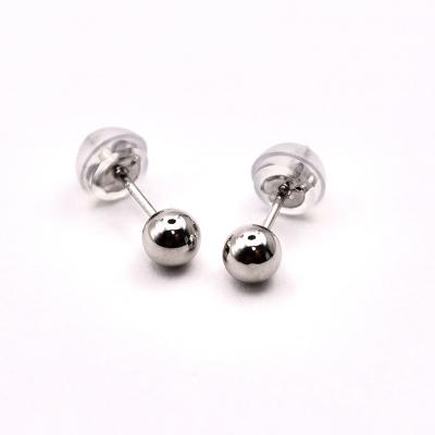 ふるさと納税 甲府市 【ジュエリー】Pt900 地金 シンプル ボール ピアス (3mm) 保証書付 KO-0001 |  | 02