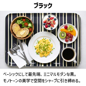 TATSU-CRAFT マグネットトレー L 39cm トリノストライプ BK ブラック すべり止め付き ［Tk1117］