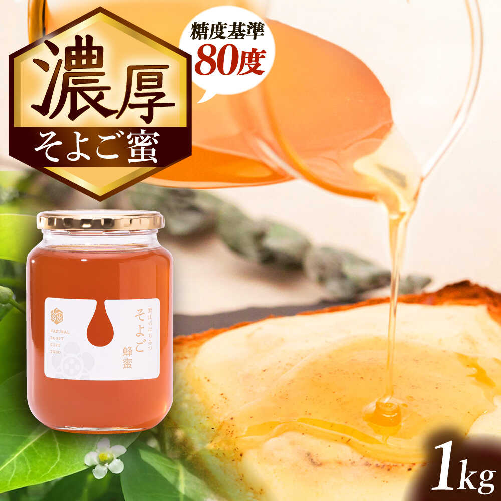【ふるさと納税】自慢のそよご蜜 1kg 瑞浪市 / 堀養蜂園 はちみつ 蜂蜜 国産[AZCF001]