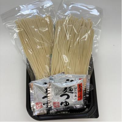 ふるさと納税 与謝野町 シルクうどん半生タイプ 4人前(つゆ付き)　京都府与謝野町特産シルクパウダー入り |  | 01