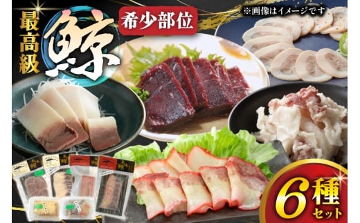 鯨肉 最高級鯨6種 食べ比べセット [平戸口吉善商店 長崎県 平戸市 hr42bgy390077] 刺身 刺し身 お刺身 クジラ くじら クジラ肉 鯨刺身 赤身 スライス 湯引き 珍味