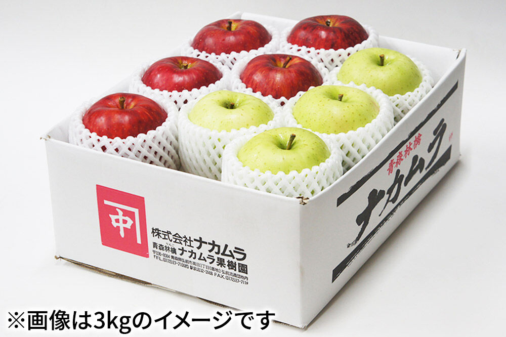 【27年1月発送】りんご サンふじ・王林【贈答用】約5kg（16〜20玉程度）先行受付 青森県産 林檎 リンゴ 果物 くだもの フルーツ 青森県 弘前市 [先行予約 産地直送 ギフト 贈り物 アップル