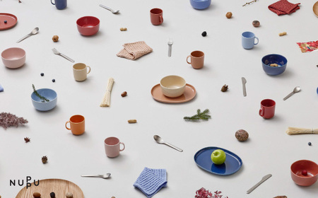 【波佐見ブランド/NUPPU】ジュニアマグ/イエロー プレート/ピンク 2点セット 食器【東京西海】[DD219]