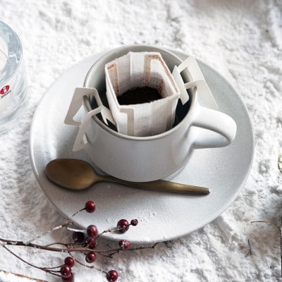 辻本珈琲 オリジナルドリップコーヒー「WINTER winter WINTER」100杯セット【1683284】