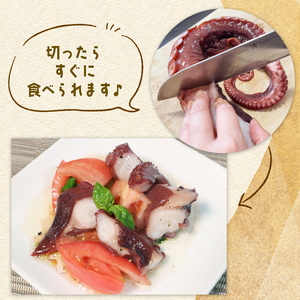 【スピード発送】 三陸産 煮タコ足 2～4本入 1kg たこ