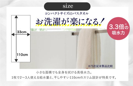（今治タオル ブランド 認定）tumugi スリムバスタオル 1枚 （蒲公英） [I004040ST1Y] 今治タオル タオル バスタオル 小さめ コンパクト スリム バス 今治 セット ギフト