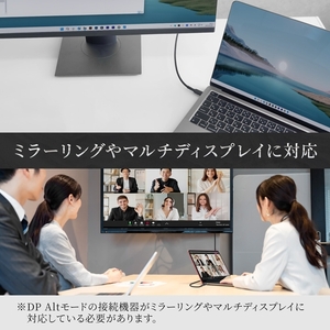 Owltech Type-Cスマホを大画面で観る ミラーリング＆マルチディスプレイ対応 4K／60Hz対応 USB Type-C to HDMI Type-Aケーブル OWL-CBCMHD0125-B