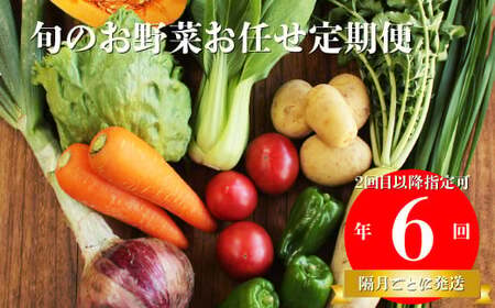 【ふるさと納税】年6回発送！＜南国高知から直送！旬の季節のお野菜定期便（7～9品）＞高知県 佐川町 野菜セット　野菜便 詰め合わせ 旬の時期にお届け 2回目以降、着日時間指定可能【冷蔵】こうち育ち 2ヶ月に1回発送
