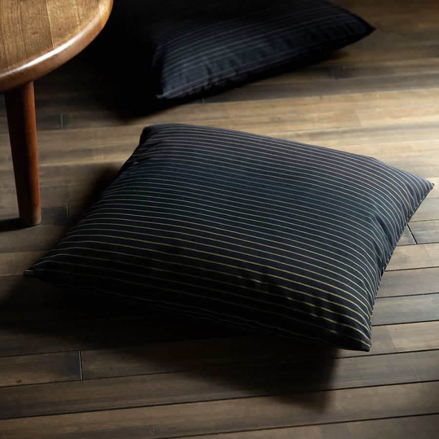 ＜KUMASHIMA＞座布団カバー銘仙判(55×59cm)