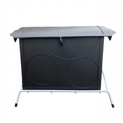 ふるさと納税 みよし市 『焼却炉の鈴木工業』　鉄製　宅配ボックス　艶消し　台座付き |  | 02