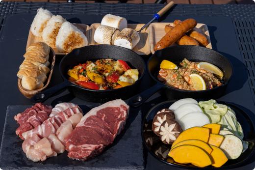 猪苗代グランピングBBQテラス グランピングプレミアムBBQ ペア利用券_イメージ2