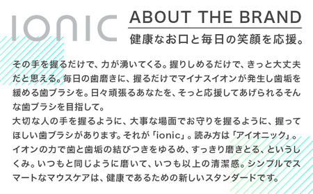 携帯用 電動歯ブラシ 音波振動歯ブラシ IONPA DM-021 本体 電動 イオン 乾電池式 充電不要 ionic アイオニック ブラック