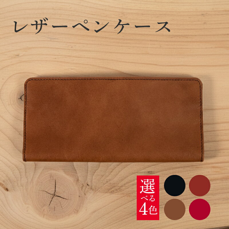 【ふるさと納税】 レザーペンケース 1個 選べる カラー 変化系 機能的 収納 本革 牛革 レザー ペンケース 小物入れ 革 個性的 おしゃれ ギフト プレゼント ギフト 贈り物 八幡市 京都 アドバンスレザーファクトリー 摂南大学