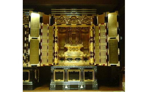 
伝統的工芸品「名古屋仏壇」※世界でたった1つのお仏壇をオーダーメイド（ 40号サイズ同等品）
