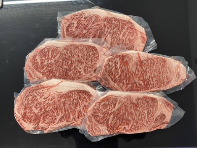 ＜宮崎牛ロースステーキ 個包装 約1kg(約200g×5枚)＞【MI194-hr】【肉の豊楽】
